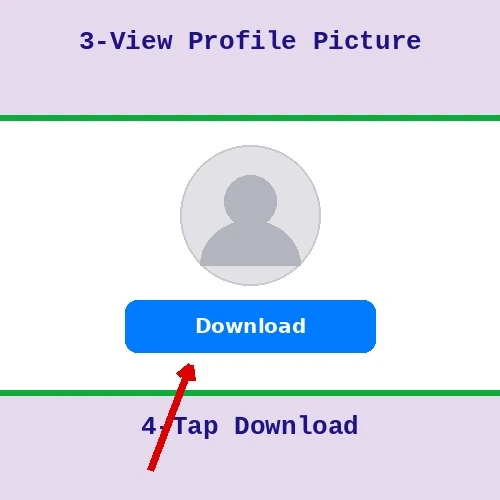 حفظ صورة بروفايل انستقرام